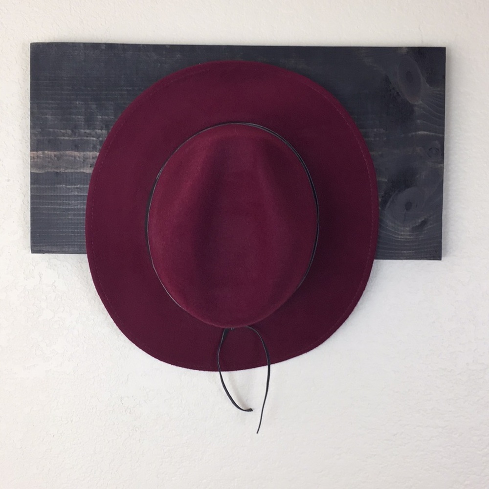 Elegant Burgundy Women's Hat